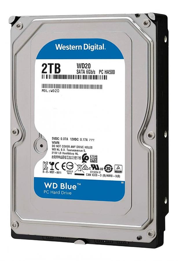 DISCO HDD 2TB WD BLUE SATA 256MB 7200RPM WD20EZBX